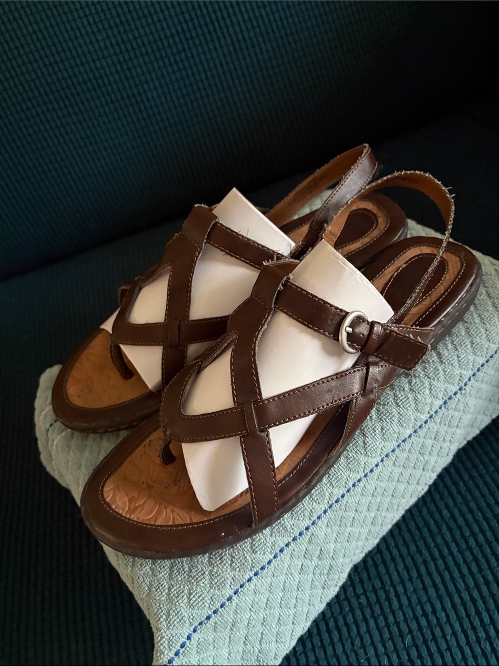 Born Sandals size 11 m leather hardly worn